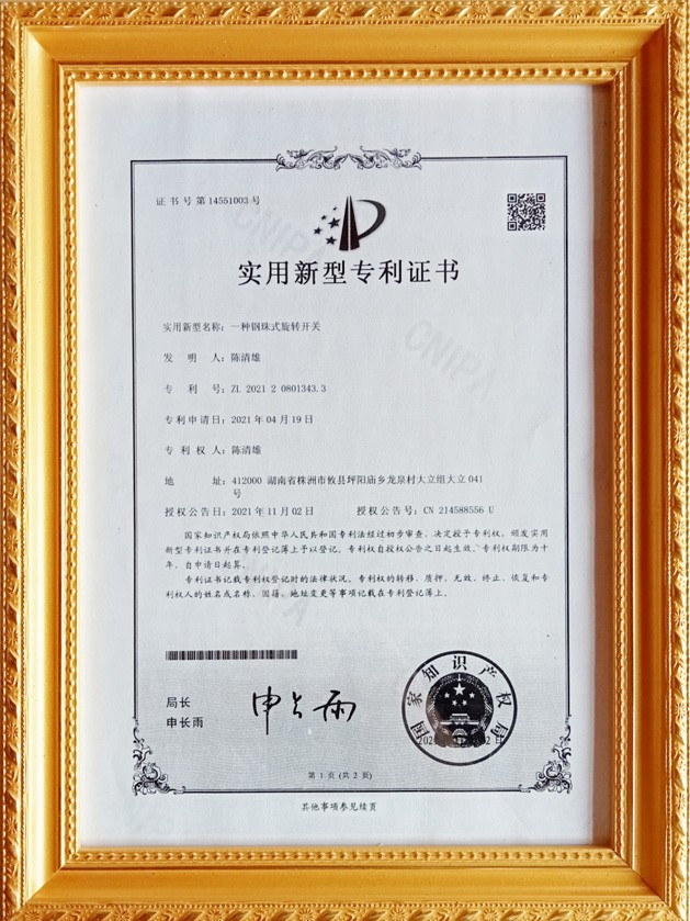 旋轉(zhuǎn)開(kāi)關(guān)專(zhuān)利